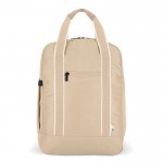 Mochila de RPET para portátil con funcionalidad de bolsa 15.6'' color beige