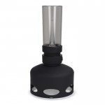 Lámpara LED estilo vintage recargable con sensor de soplado color negro segunda vista