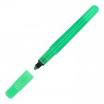 Marcador redondo de colores vibrantes para personalizar color verde fluorescente segunda vista