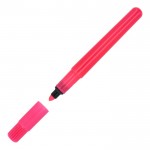 Marcador redondo de colores vibrantes para personalizar color rosa fluorescente segunda vista