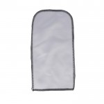 Estuche de microfibra para gafas de 100% RPET reciclado color blanco quinta vista