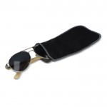 Estuche de microfibra para gafas de 100% RPET reciclado color negro tercera vista