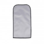 Estuche de microfibra para gafas de 100% RPET reciclado color negro quinta vista