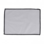 Paño de limpieza para gafas o pantallas de microfibra RPET 13x18 cm color blanco quinta vista
