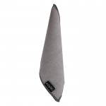 Paño de limpieza para gafas o pantallas de microfibra RPET 13x18 cm color blanco sexta vista