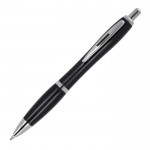 Bolígrafo de ABS personalizable antibacteriano tinta azul Colors color negro