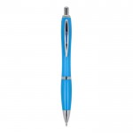 Bolígrafo de ABS personalizable antibacteriano tinta azul Colors color azul claro segunda vista