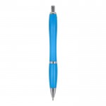 Bolígrafo de ABS personalizable antibacteriano tinta azul Colors color azul claro cuarta vista