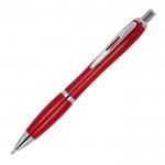 Bolígrafo de ABS personalizable antibacteriano tinta azul Colors color rojo