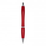 Bolígrafo de ABS personalizable antibacteriano tinta azul Colors color rojo cuarta vista