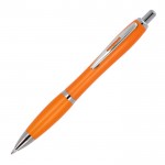 Bolígrafo de ABS personalizable antibacteriano tinta azul Colors color naranja