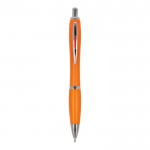Bolígrafo de ABS personalizable antibacteriano tinta azul Colors color naranja segunda vista