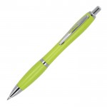 Bolígrafo de ABS personalizable antibacteriano tinta azul Colors color verde lima