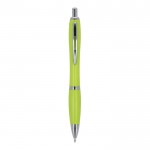 Bolígrafo de ABS personalizable antibacteriano tinta azul Colors color verde lima segunda vista