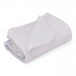 Manta de polar fleece de tacto ultra suave para sublimación 290 g/m2 color blanco tercera vista