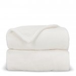 Manta de polar fleece de tacto ultra suave para sublimación 270 g/m2 color blanco