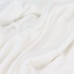 Manta de polar fleece de tacto ultra suave para sublimación 270 g/m2 color blanco cuarta vista