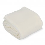 Manta de polar fleece de tacto ultra suave para sublimación 510 g/m2 color blanco segunda vista