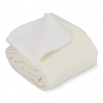 Manta de polar fleece de tacto ultra suave para sublimación 510 g/m2 color blanco tercera vista