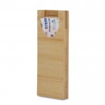 Estuche de bambú con 10 tiritas para primeros auxilios color natural