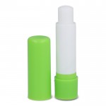 Bálsamo labial de materiales reciclados y en distintos colores color verde lima