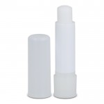 Bálsamo labial de materiales reciclados y en distintos colores color blanco
