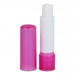Bálsamo labial de materiales reciclados y en distintos colores color rosa transparente