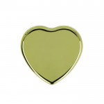 Bálsamo labial en estuche metálico en forma de corazón color dorado quinta vista