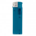 Encendedor electrónico recargable de colores transparentes color azul transparente