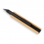 Cuchillo para manualidades con mango de bambú ecológico color negro