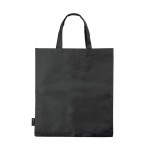 Sencilla bolsa para empresas de tejido sin tejer 80 g/m2 Plaza Large color negro tercera vista