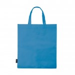 Sencilla bolsa para empresas de tejido sin tejer 80 g/m2 Plaza Large color azul tercera vista