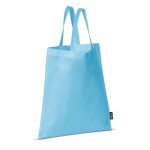 Sencilla bolsa para empresas de tejido sin tejer 80 g/m2 Plaza Large color azul claro