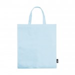 Sencilla bolsa para empresas de tejido sin tejer 80 g/m2 Plaza Large color azul claro segunda vista