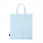 Sencilla bolsa para empresas de tejido sin tejer 80 g/m2 Plaza Large color azul claro tercera vista