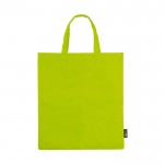 Sencilla bolsa para empresas de tejido sin tejer 80 g/m2 Plaza Large color verde lima segunda vista
