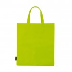 Sencilla bolsa para empresas de tejido sin tejer 80 g/m2 Plaza Large color verde lima tercera vista