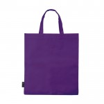 Sencilla bolsa para empresas de tejido sin tejer 80 g/m2 Plaza Large color morado tercera vista