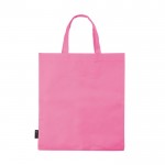 Sencilla bolsa para empresas de tejido sin tejer 80 g/m2 Plaza Large color rosa tercera vista