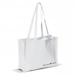 Bolsa de la compra hecha de material reciclado RPET 110 g/m2 color blanco