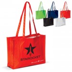 Bolsa de la compra hecha de material reciclado RPET 110 g/m2