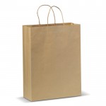 Bolsa de papel kraft de colores grande para regalo 120 g/m2 color marrón claro