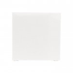Cubo de notas de 800 hojas lisas FSC en caja con compartimientos color blanco tercera vista