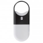 Dispensador de protector solar con asa de transporte SPF30 10ml color blanco/negro