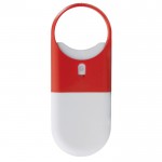 Dispensador de protector solar con asa de transporte SPF30 10ml color rojo