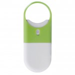 Dispensador de protector solar con asa de transporte SPF30 10ml color verde claro