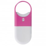 Dispensador de protector solar con asa de transporte SPF30 10ml color rosa