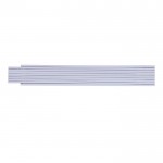 Regla de madera de colores plegable resistente a golpes 2M color blanco tercera vista