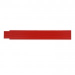 Regla de madera de colores plegable resistente a golpes 2M color rojo tercera vista