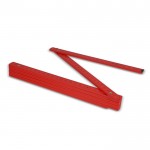 Regla de madera de colores plegable resistente a golpes 2M color rojo quinta vista
